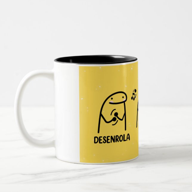 Tasse 2 Couleurs Caneca Flork (Gauche)