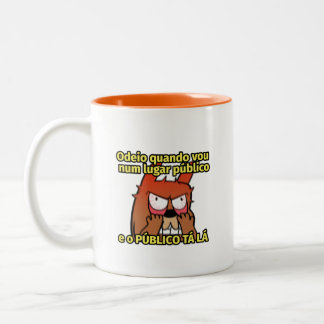 Tasse 2 Couleurs Caneca Grumpy Antissocial
