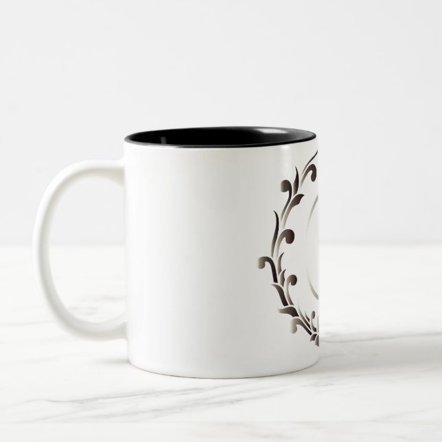Tasse 2 Couleurs Caneca Monograma (Gauche)