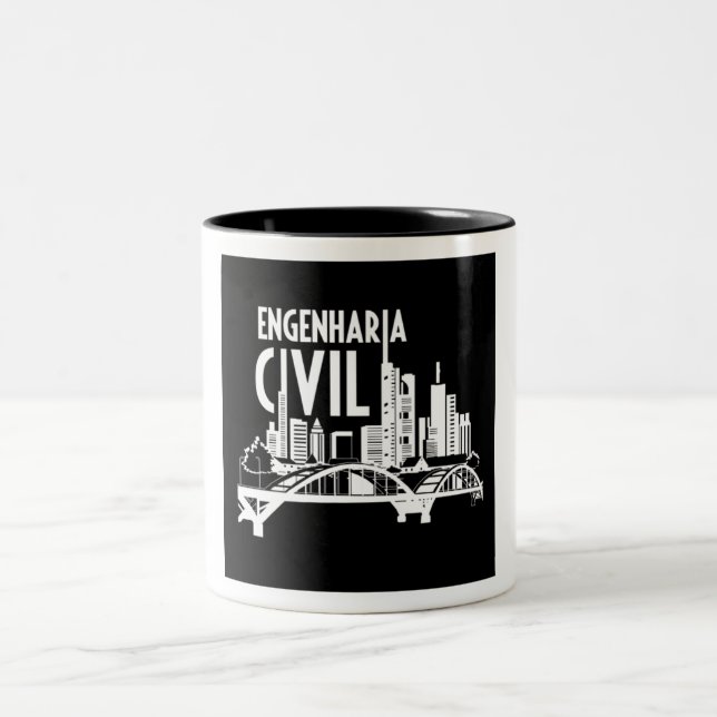 Tasse 2 Couleurs Canette Ingénierie Civile (Centre)