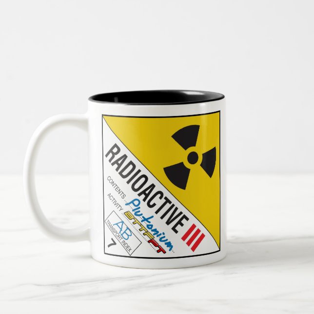 Tasse 2 Couleurs Canette Radioactive (Gauche)
