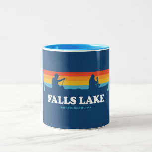 Tasse 2 Couleurs Canot Falls Lake North Carolina