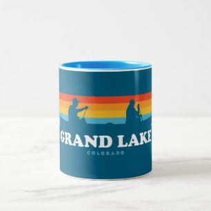 Tasse 2 Couleurs Canot Grand Lake Colorado