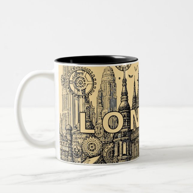 TASSE 2 COULEURS CAPE DE LONDRES (Gauche)