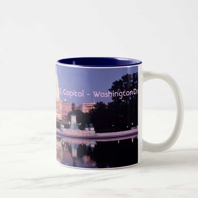 Tasse 2 Couleurs Capitol des Etats-Unis (Droit)