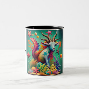 Tasse 2 Couleurs Capricorne - Zodiac Art