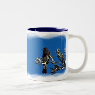 Tasse 2 Couleurs Capteur de vol sur blanc