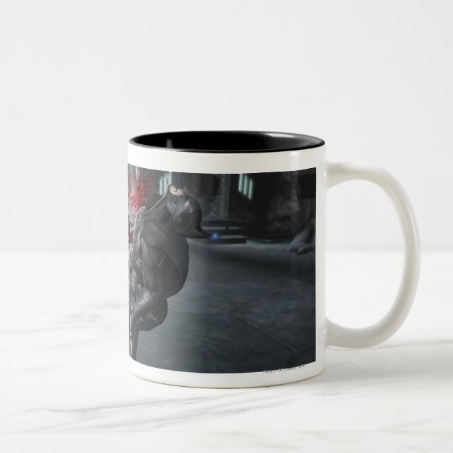 Tasse 2 Couleurs Capture d'écran : Cyborg vs Batman (Droit)