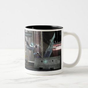 Tasse 2 Couleurs Capture d'écran : Cyborg vs Nightwing 2