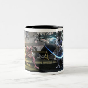 Tasse 2 Couleurs Capture d'écran : Flash vs Nightwing