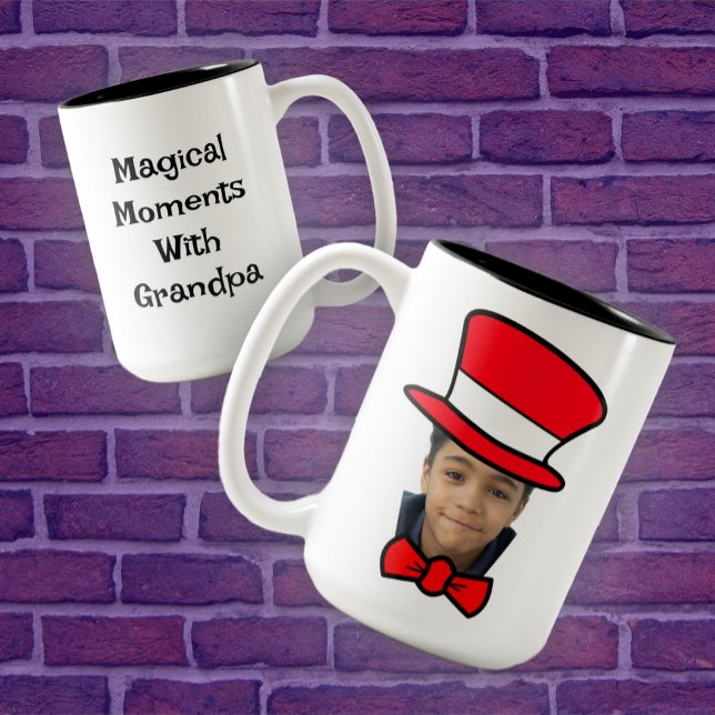 Tasse 2 Couleurs Capuchon de poche photo personnalisable (Créateur téléchargé)