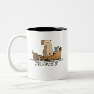Tasse 2 Couleurs Capybara Toujours Présent