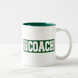 Tasse 2 Couleurs Car de lacrosse - vert