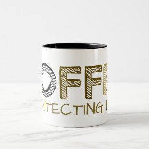 Tasse 2 Couleurs Carburant d'architecture de café
