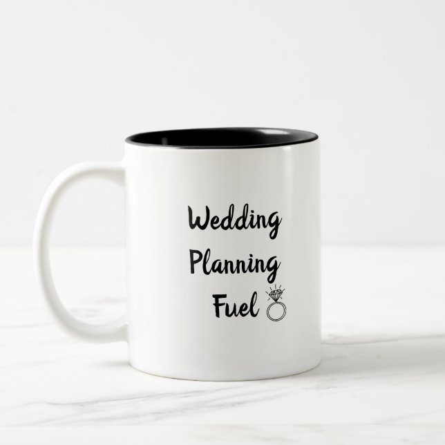 Tasse 2 Couleurs Carburant de planification Mariage (Gauche)
