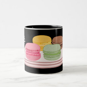 Tasse 2 Couleurs Caricature de Macaron