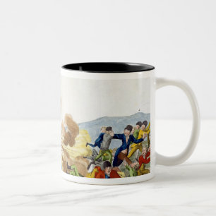 Tasse 2 Couleurs Caricature du gouvernement anglais, 1793