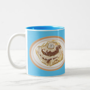 Tasse 2 Couleurs Caricature en rouleau de cannelle