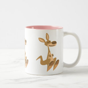 Tasse 2 Couleurs Caricature sympa Kangaroo