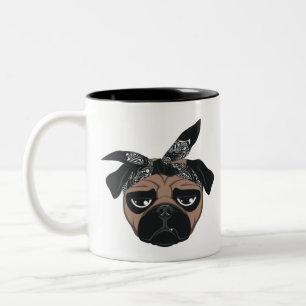 Tasse 2 Couleurs carlin 2pac