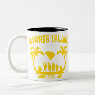 Tasse 2 Couleurs Caroline du Sud de l'île Parris