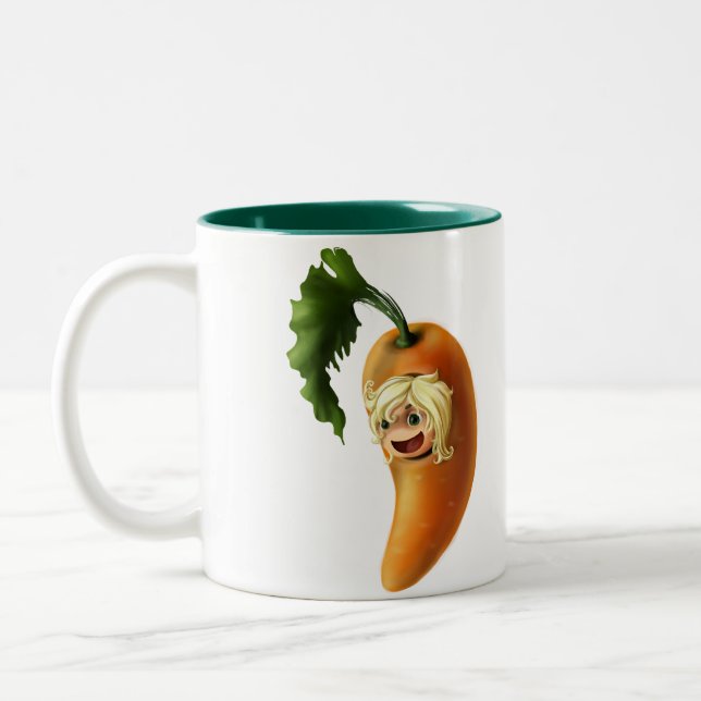 Tasse 2 Couleurs Carotte (Gauche)