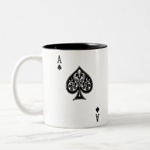 Tasse 2 Couleurs Carte Ace Poker