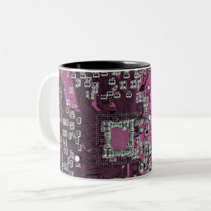 Tasse 2 Couleurs Carte circuit imprimé circuit imprimé circuit viol