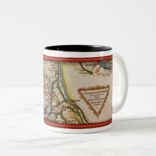 TASSE 2 COULEURS CARTE DES ANNÉES 1930 DE DÉTAIL ALLEMAND