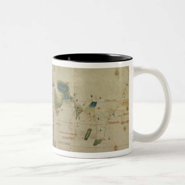 Tasse 2 Couleurs Carte du monde (Droit)
