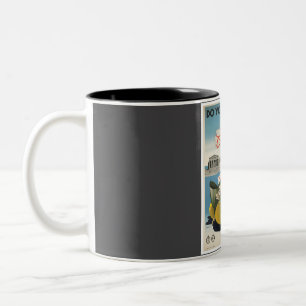 Tasse 2 Couleurs Carte du Vintage voyage italien