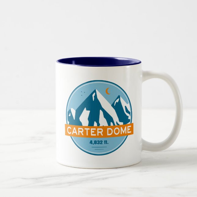Tasse 2 Couleurs Carter Dome New Hampshire Stars Moon (Droit)