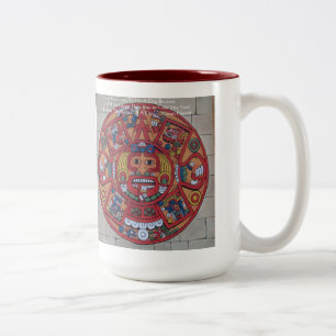 Tasse 2 Couleurs Cartes cadeaux et t-shirts Calendrier maya et prov