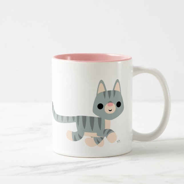Tasse 2 Couleurs Carton mignon Kitty (Droit)