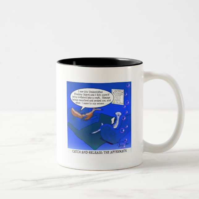 Tasse 2 Couleurs Cartoon Catch-Release (Droit)
