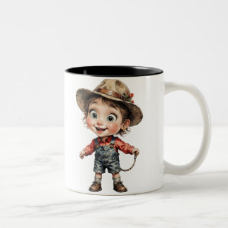 Tasse 2 Couleurs Cartoon classique 3D