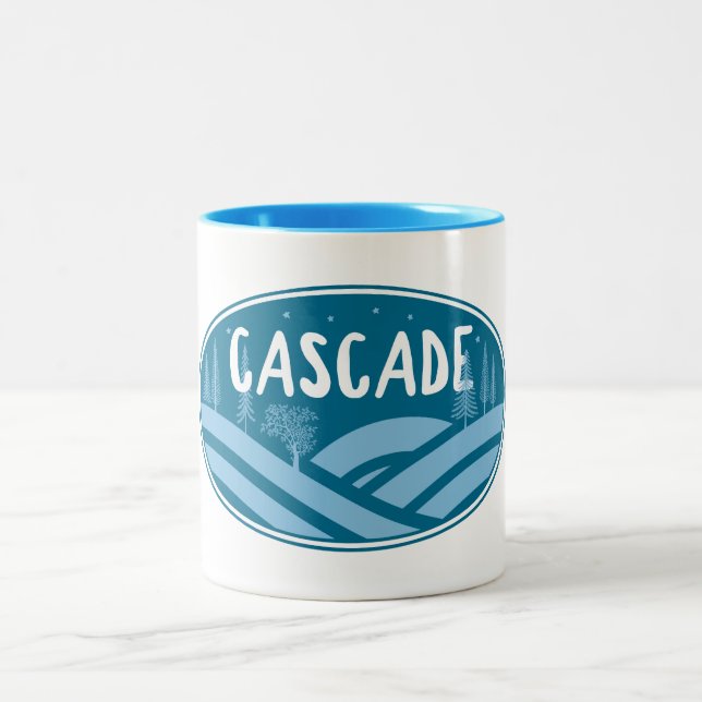 Tasse 2 Couleurs Cascade Idaho Extérieur (Centre)