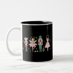 Tasse 2 Couleurs Casse-Noisette Ballet de Noël Cute Fêtes