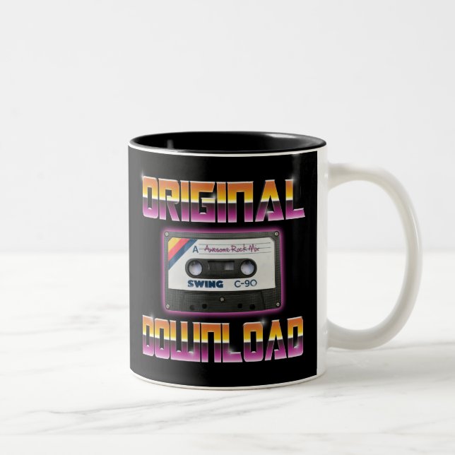 Tasse 2 Couleurs Cassette de téléchargement d'origine (Droit)