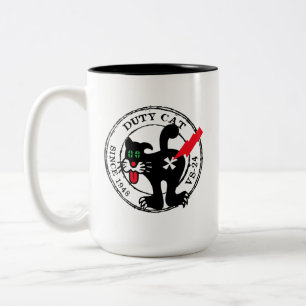 TASSE 2 COULEURS CAT DE DROIT VS-24 DEPUIS 1948