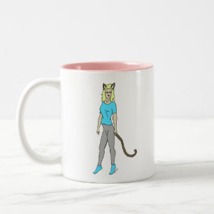 Tasse 2 Couleurs catgirl