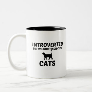 TASSE 2 COULEURS CATS PRÉSENTÉS MAIS PRÊTS À DISCUTER