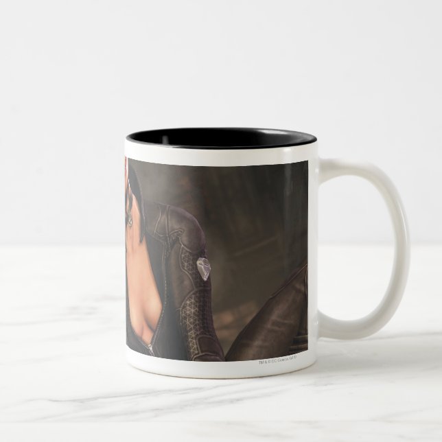 Tasse 2 Couleurs Catwoman 1 (Droit)