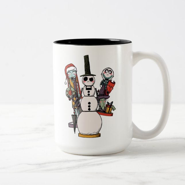 Tasse 2 Couleurs Cauchemar avant Noël | Nutcracker Trio (Droit)