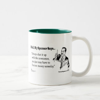 Tasse 2 Couleurs Causez-toujours le avec le nouveau venu…
