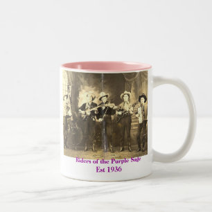 Tasse 2 Couleurs Cavaliers de la sauge pourpre