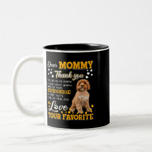 Tasse 2 Couleurs Cavoodle Cher Merci Maman Pour Être Ma Maman