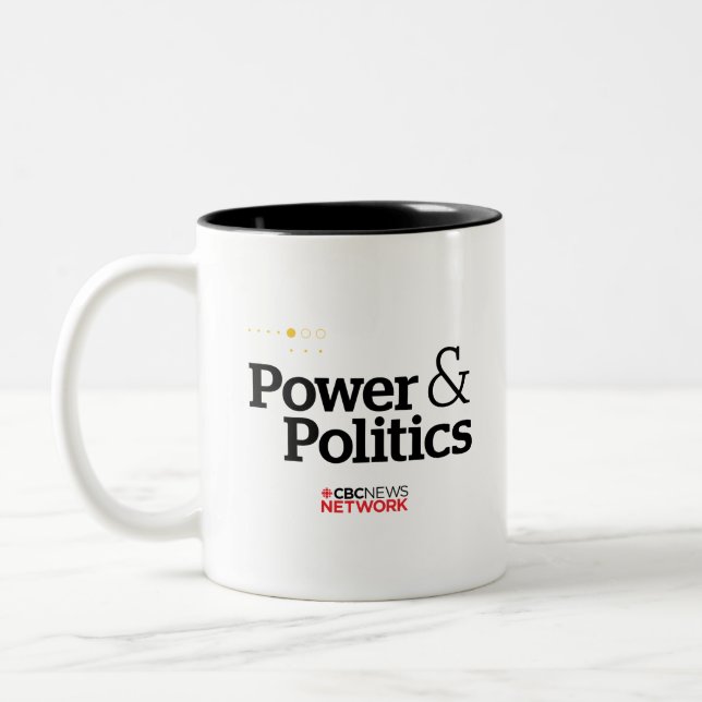 Tasse 2 Couleurs CBC Power & Politics (Gauche)