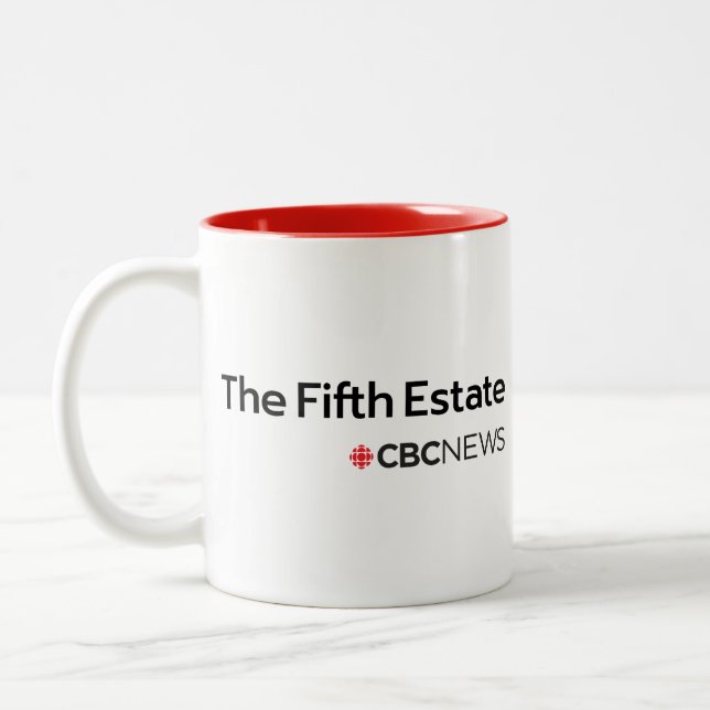 Tasse 2 Couleurs CBC The Fifth Estate (Gauche)