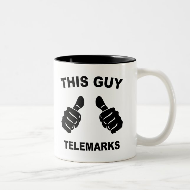 Tasse 2 Couleurs Ce Guy Telemmarks (Droit)